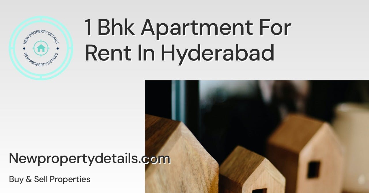 1 Bhk Apartment For Rent In Hyderabad