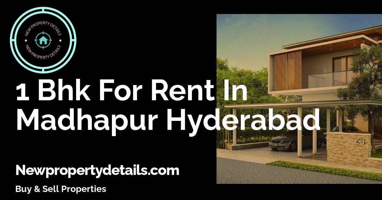 1 Bhk For Rent In Madhapur Hyderabad