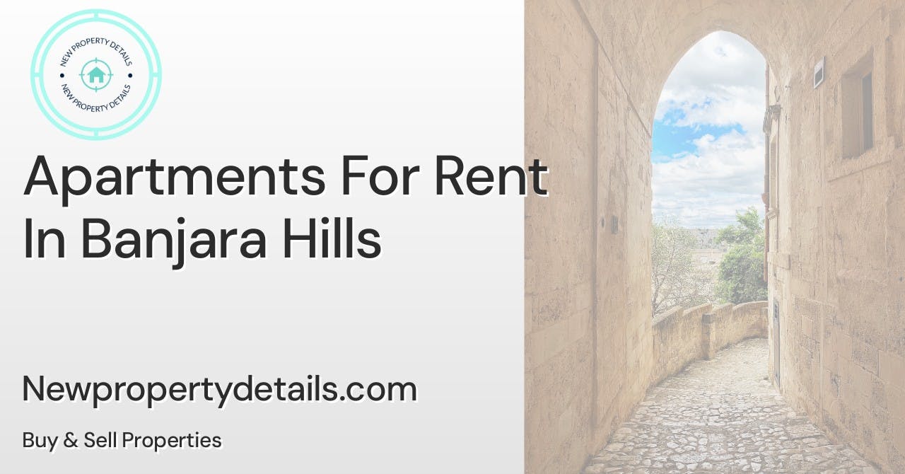 Apartments For Rent In Banjara Hills