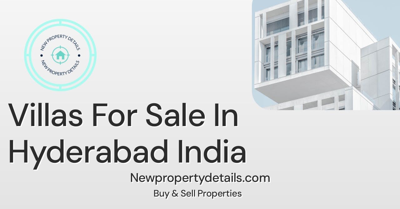 Villas For Sale In Hyderabad India