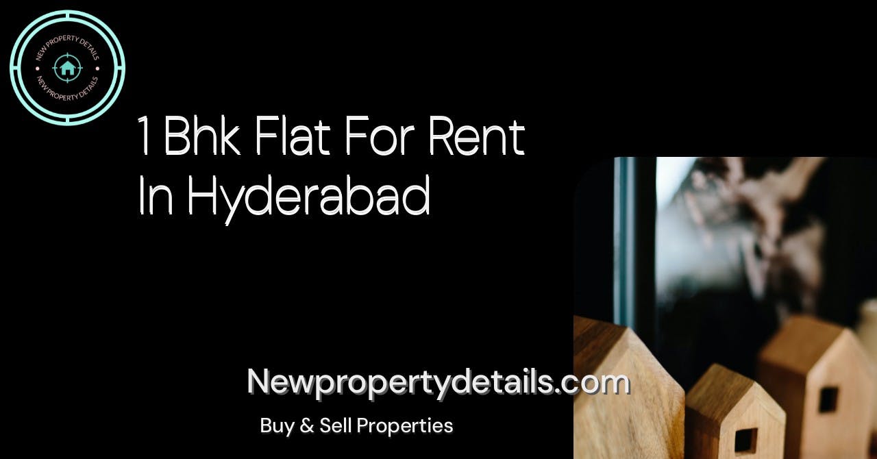 1 Bhk Flat For Rent In Hyderabad