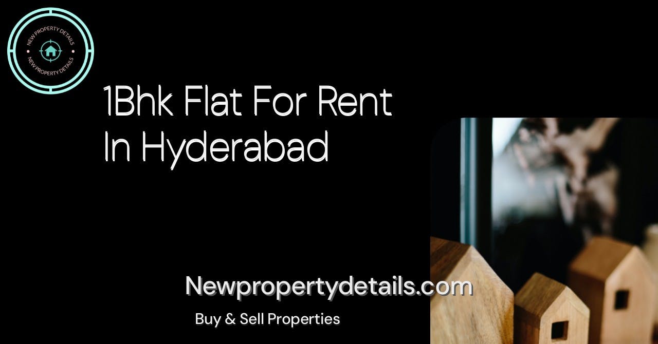 1Bhk Flat For Rent In Hyderabad
