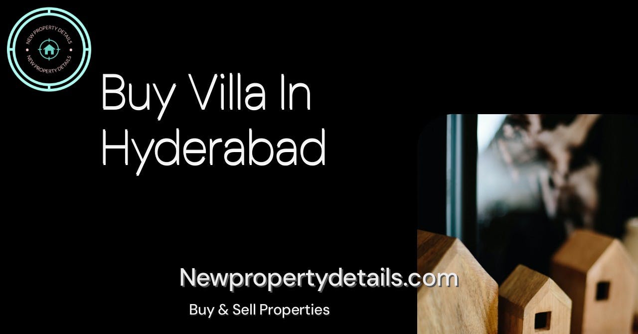 Buy Villa In Hyderabad