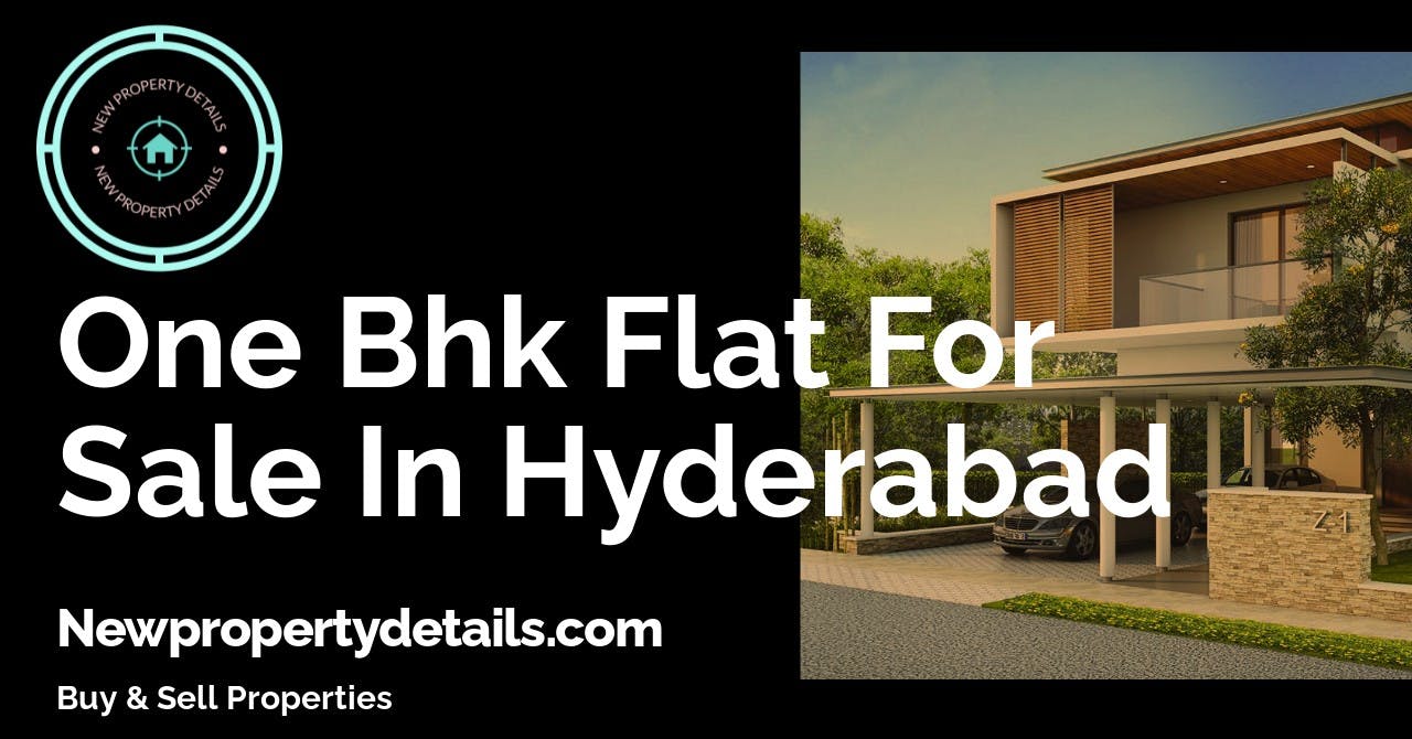 One Bhk Flat For Sale In Hyderabad